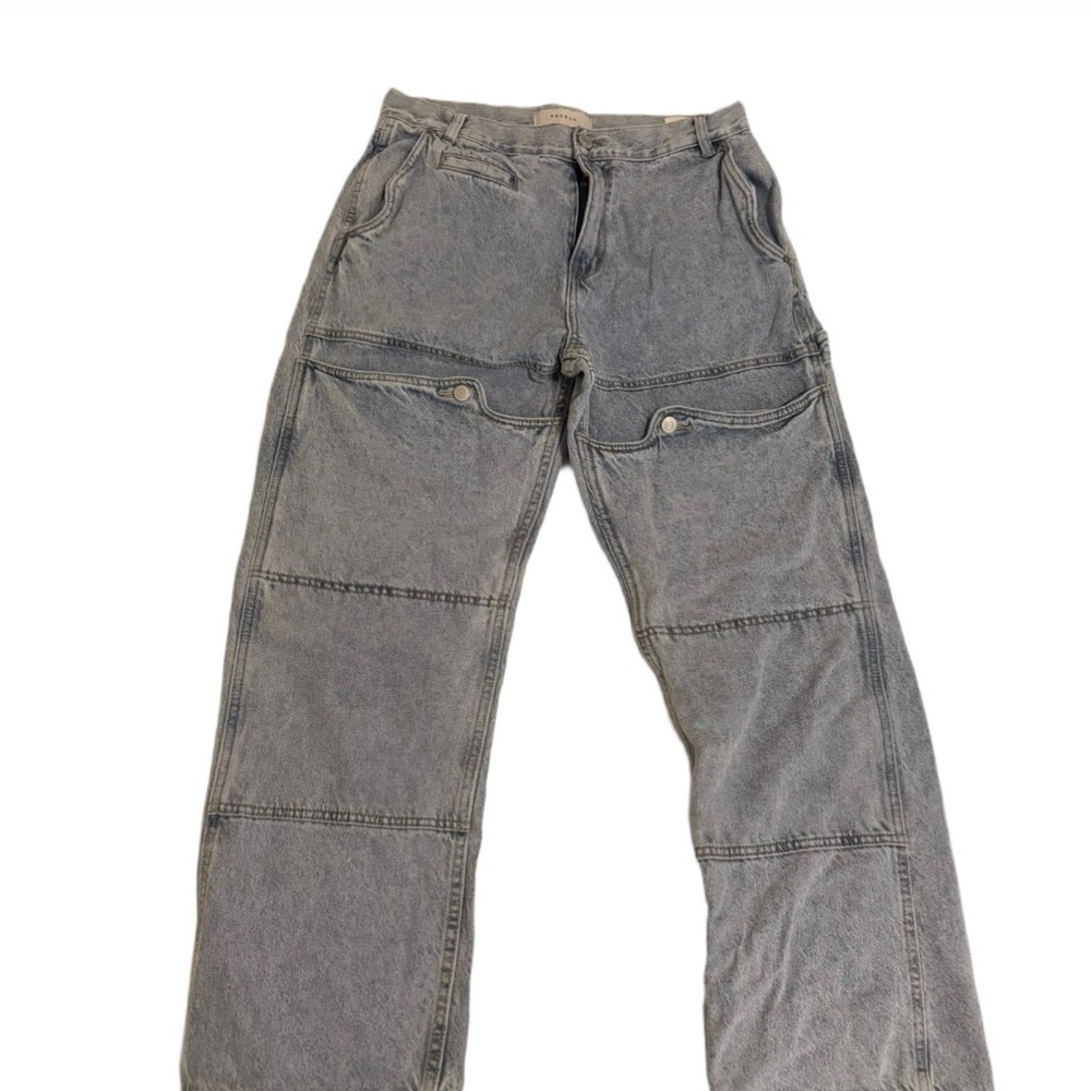 PacSun Baggy Carpenter Jeans 32x30 Gray Workwear Loose Fit Denim